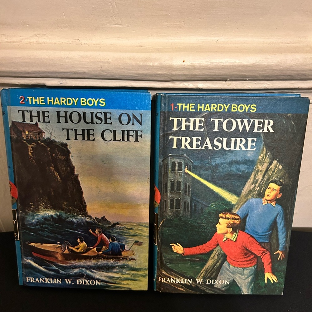 The First Two Vintage Books In The Hardy Boys Book Set- 1959